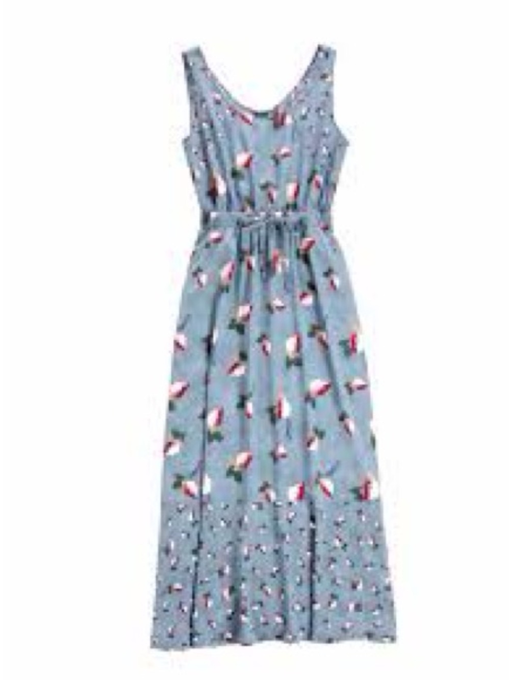 Suno x Uniqlo Floral Sleeveless Midi Dress with Pockets Size L